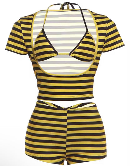 Queen Bee Striped Set