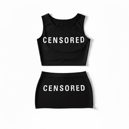 So X-Rated Micro Skirt Set