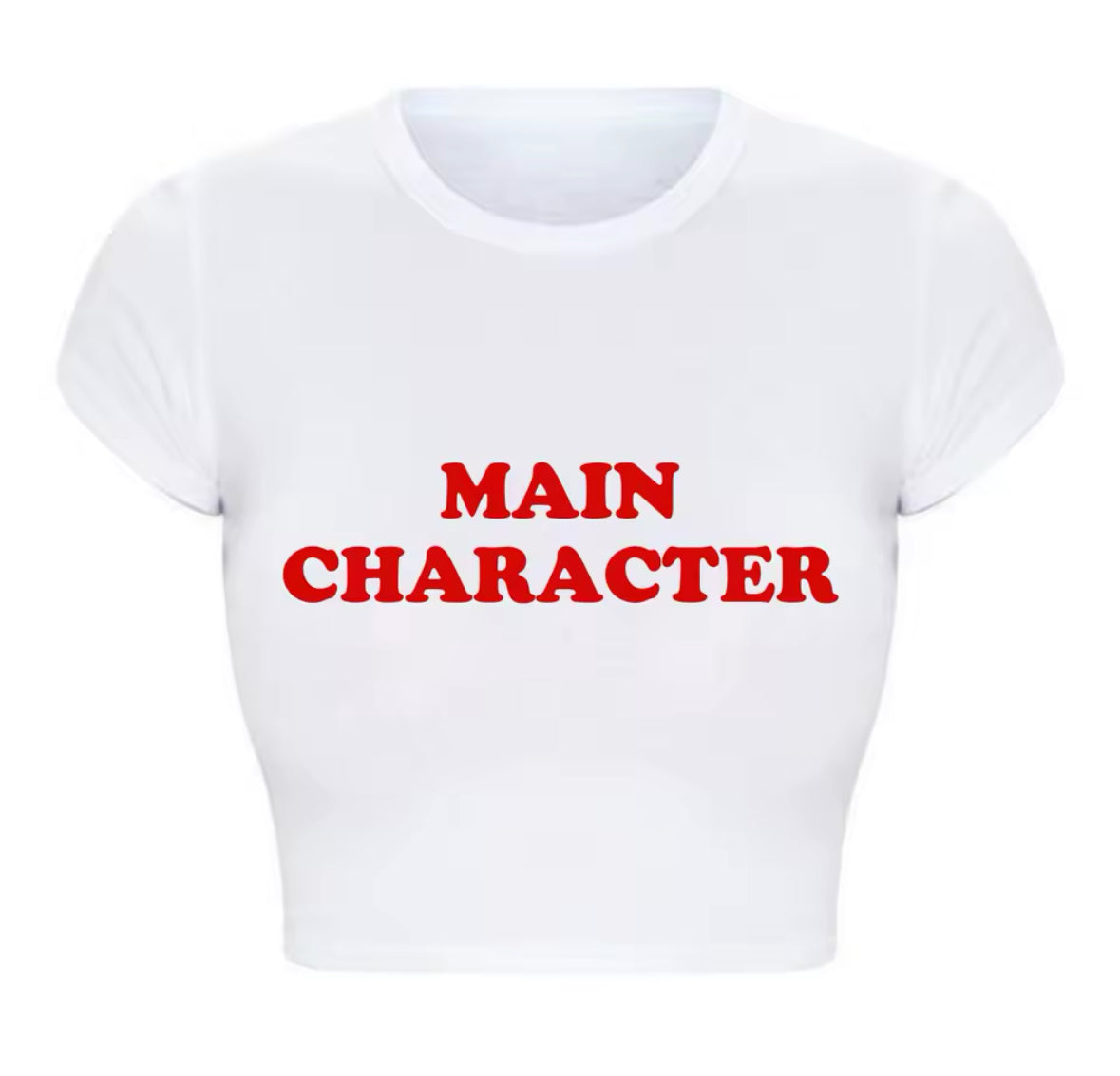 Main Character Baby Tee