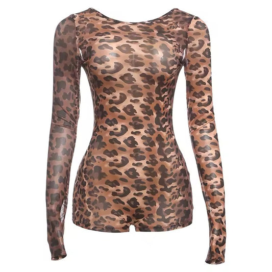 Lets Get Wild Leopard Romper