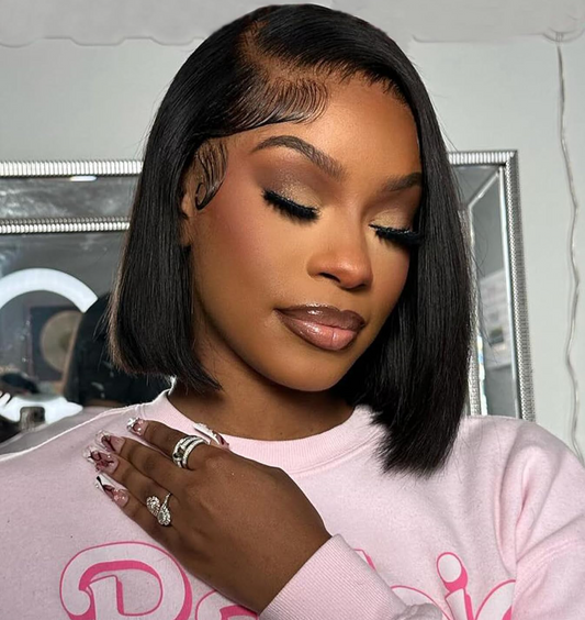 13x6 Natural 1B Bob Wig
