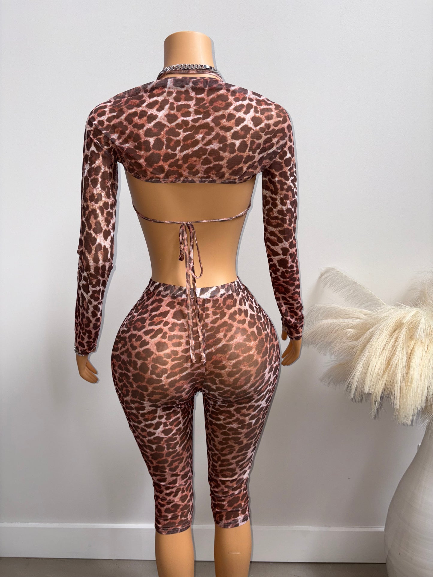 Temptation Mesh Set - Leopard