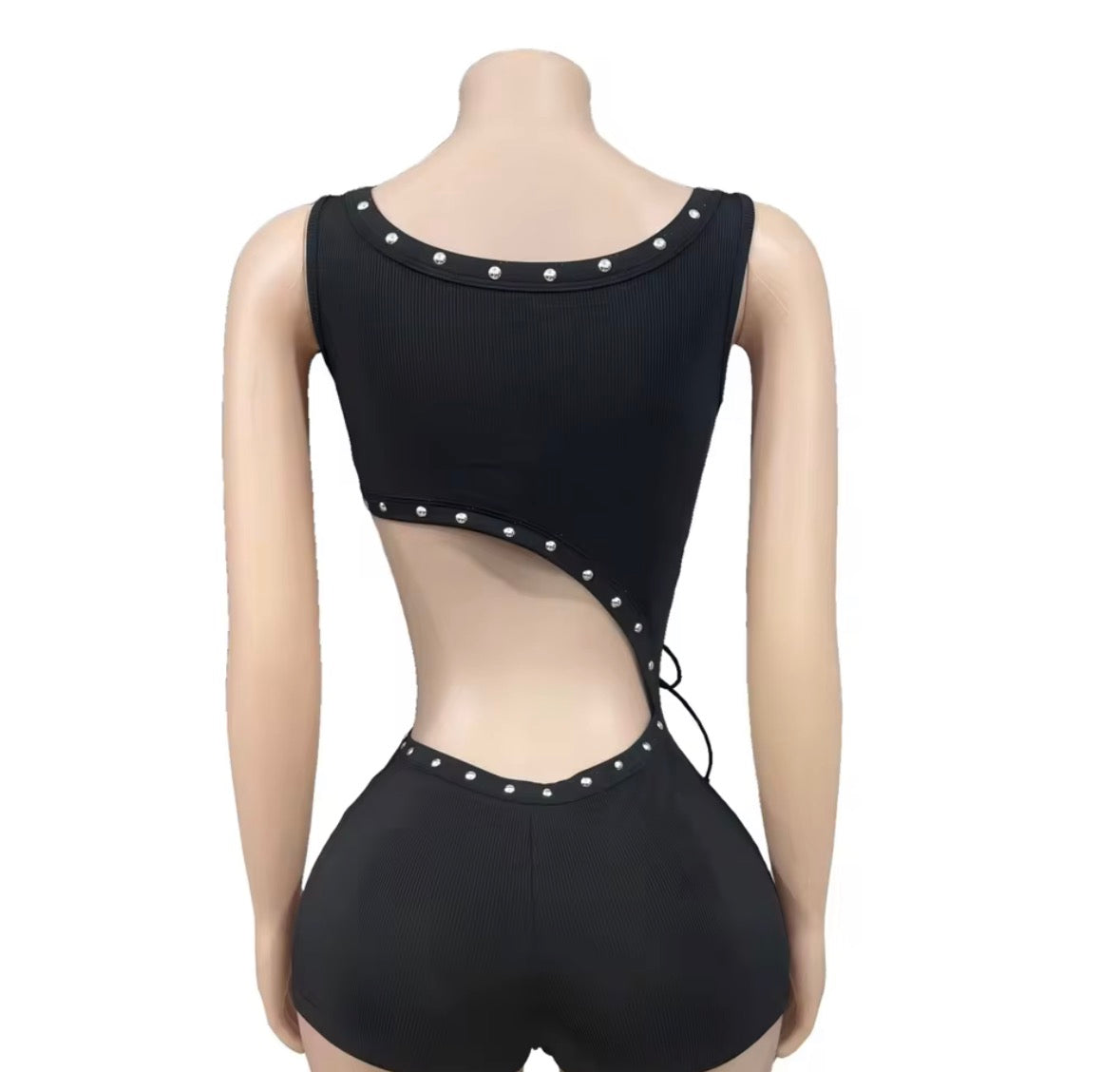 Back Outside Cutout Romper