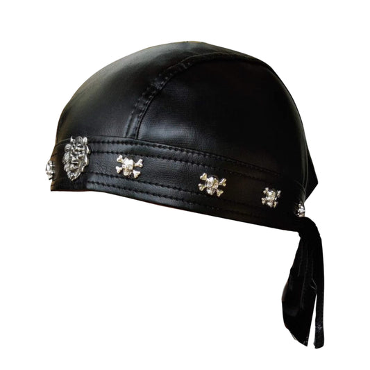 Pretty Biker Skull Cap